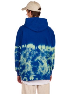 blue embroidered hoodie